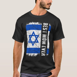 T-shirt Meilleur Israélien Maman toujours Israël Drapeau l
