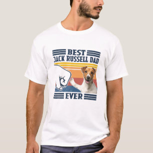 T-shirt Meilleur Jack Russell Papa Jamais Drôle Amateur de