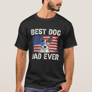 T-shirt Meilleur Jack Russell Terrier Papa Jamais Américai