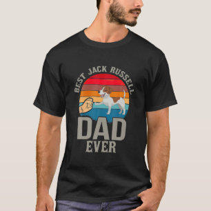 T-shirt Meilleur Jack Russell Terrier Papa Jamais Chien Pa