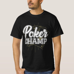 T-shirt Meilleur Jeu de cartes de Poker Joueur de Poker