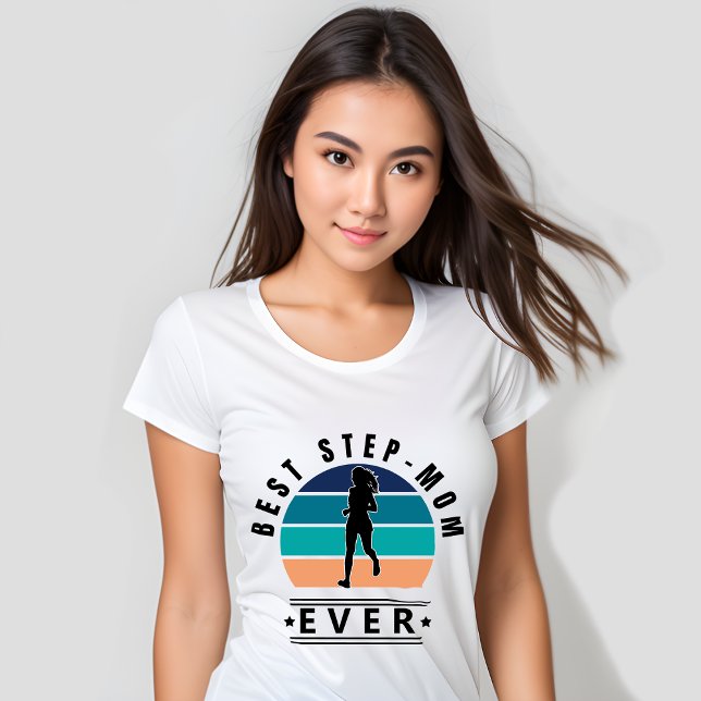 T-shirt Meilleur Jogging de Step-Mom (Créateur téléchargé)