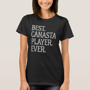 T-shirt Meilleur Joueur Canasta Jamais Vintage Canasta Car