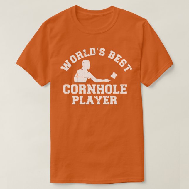 T-shirt Meilleur joueur de cornhole (Design devant)