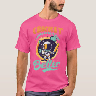 T-shirt Meilleur joueur de cricket