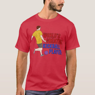 T-shirt Meilleur joueur de Kickball du monde