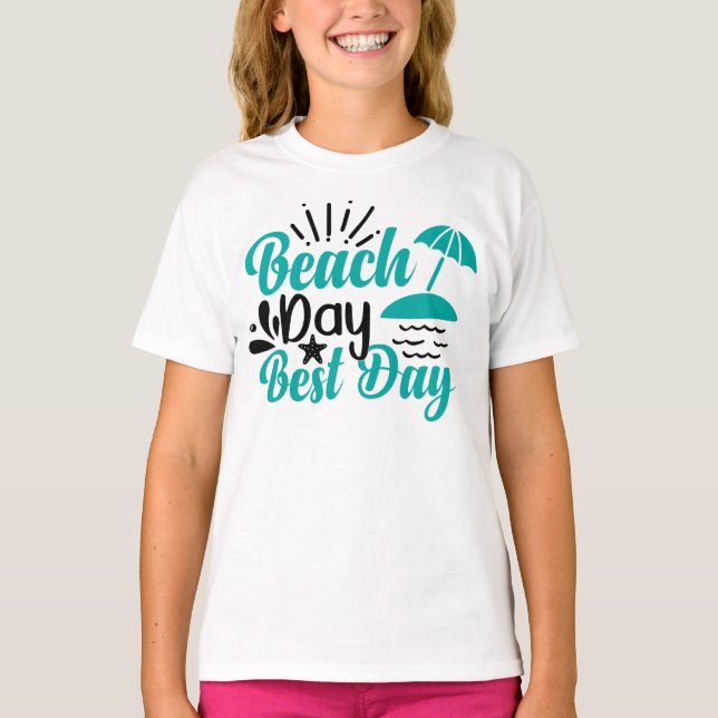 T-shirt Meilleur Jour De Plage-68634 (Devant)