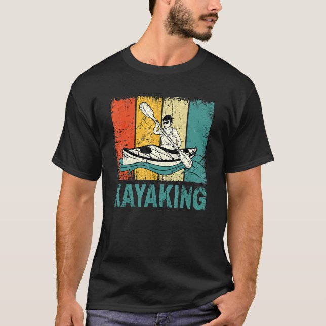 T-shirt Meilleur Kayak Pour Hommes Femmes Kayak Kayak Pêch (Devant)