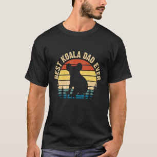 T-shirt Meilleur Koala Papa Jamais Retro Vintage Koala Pré
