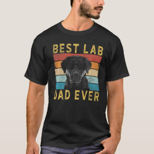 T-shirt Meilleur Lab Homme Papa Jamais Vintage Labrador Bl