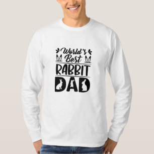 T-shirt Meilleur lapin papa-fille-maman-drôle du monde