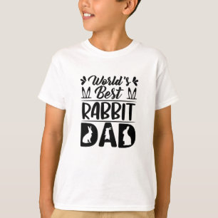 T-shirt Meilleur lapin papa-fille-maman-drôle du monde