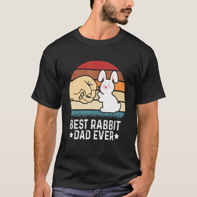 T-shirt Meilleur Lapin Papa Jamais Lapin Costume Bunny Bun (Devant)