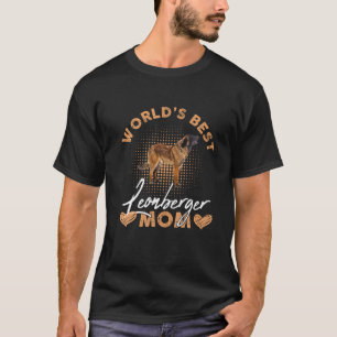 T-shirt Meilleur Leonberger Maman Chien Drôle Monde Femme
