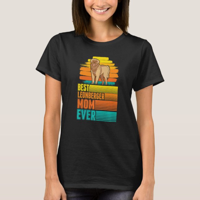 T-shirt Meilleur Leonberger Maman jamais (Devant)