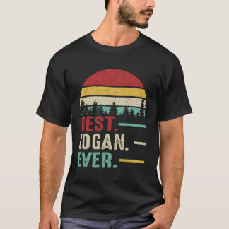 T-shirt Meilleur Logan Jamais Drôle Rétro Vintage Logan An