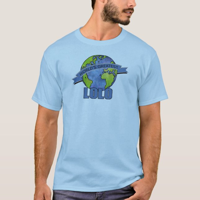 T-shirt Meilleur Lolo du Monde (Devant)