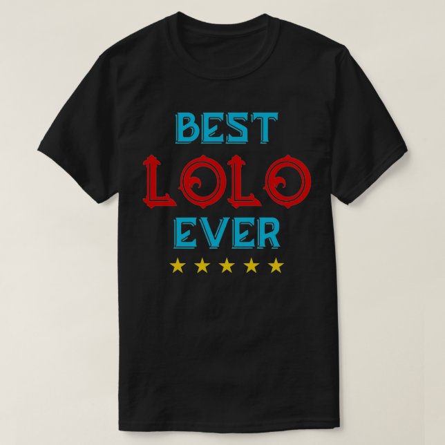T-shirt Meilleur Lolo jamais grand-père philippin (Design devant)
