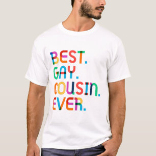 T-shirt Meilleur maillot de cousin gay Meilleur cadeau de