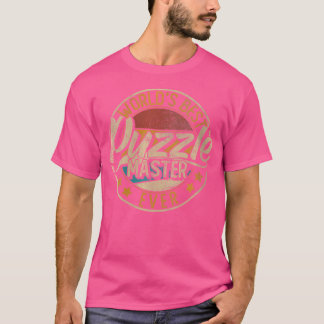T-shirt Meilleur Maître de Puzzle du Monde Féminin  Puzzle