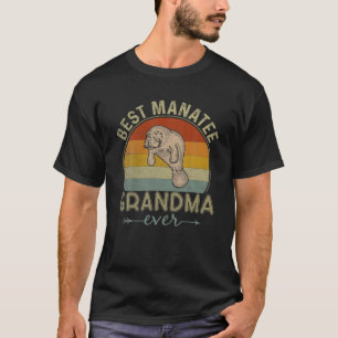 T-shirt Meilleur Mana Grand-mère jamais rétro Design Amusa