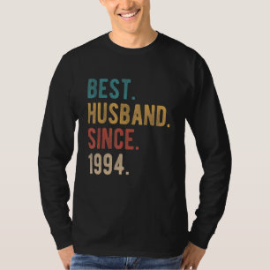T-shirt Meilleur Mari depuis 1994 28e anniversaire Mariage