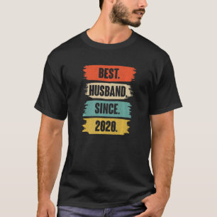 T-shirt Meilleur Mari depuis 2020 Vintage 2ème Mariage Ani