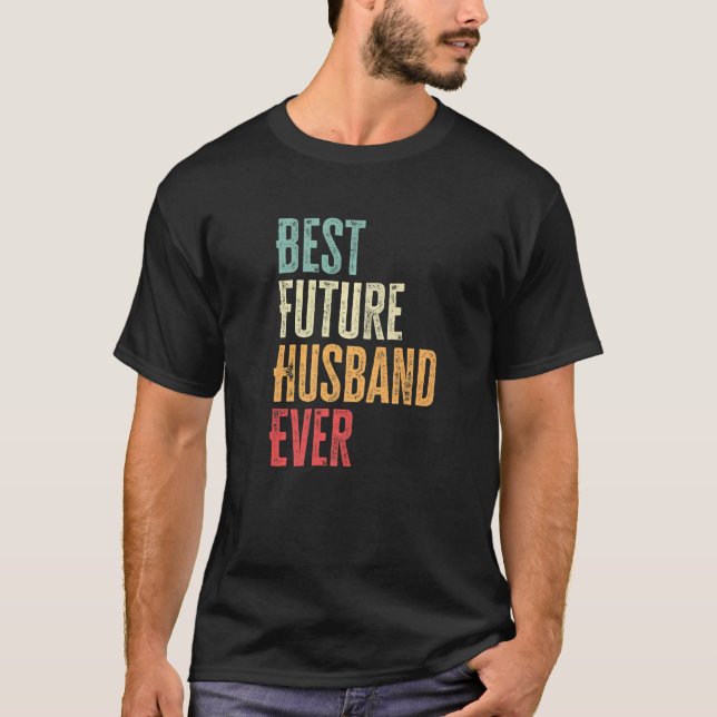 T-shirt Meilleur Mari Futur Mari Des Hommes Toujours Futur (Devant)