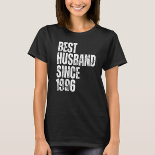 T-shirt Meilleur Mari Homme Depuis 1996 Mariage Vintage An