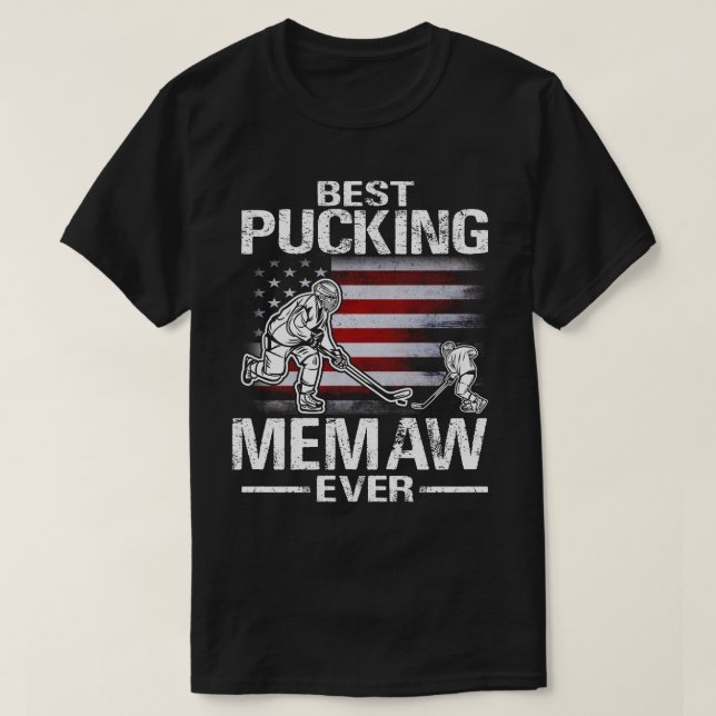 T-shirt Meilleur MEMAW à la canne Hockey US Da père du dra (Design devant)