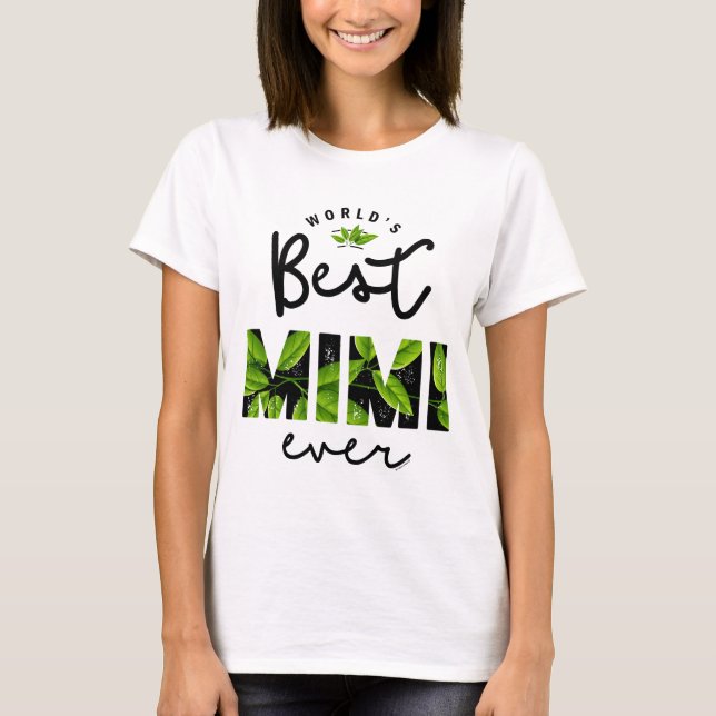 T-shirt Meilleur Mimi au monde (Devant)