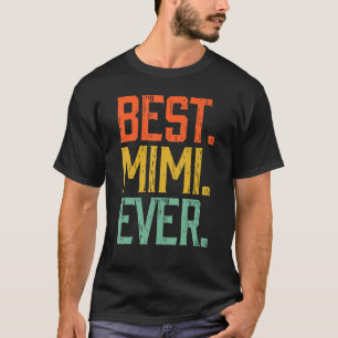 T-shirt Meilleur Mimi Jour Vintage De La Mère