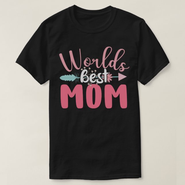T-shirt Meilleur Monde Maman Mères Jour Cadeau (Design devant)