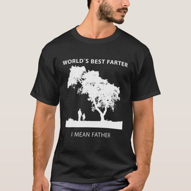 T-shirt Meilleur Monde Meilleur Père Père Père Papa Drôle  (Devant)