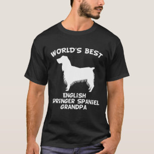 T-shirt Meilleur Monde Mens Anglais Springer Spaniel Grand