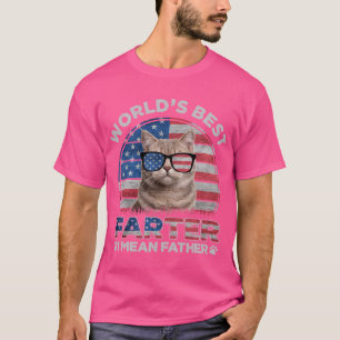 T-shirt Meilleur Monde Plus Loin Je Veux Dire Père Meilleu