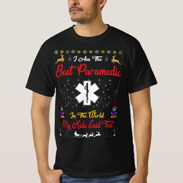 T-shirt Meilleur Noël paramétrique (Devant)