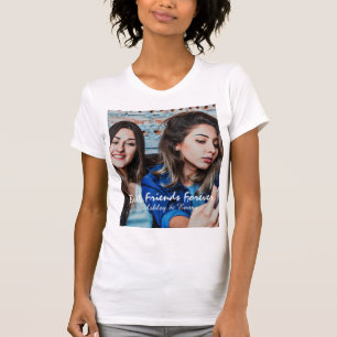 T-shirt Meilleur nom et photo personnalisée pour les amis