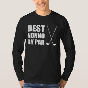 T-shirt Meilleur Nonno Par Italian Grand-père Golfeur Jeu