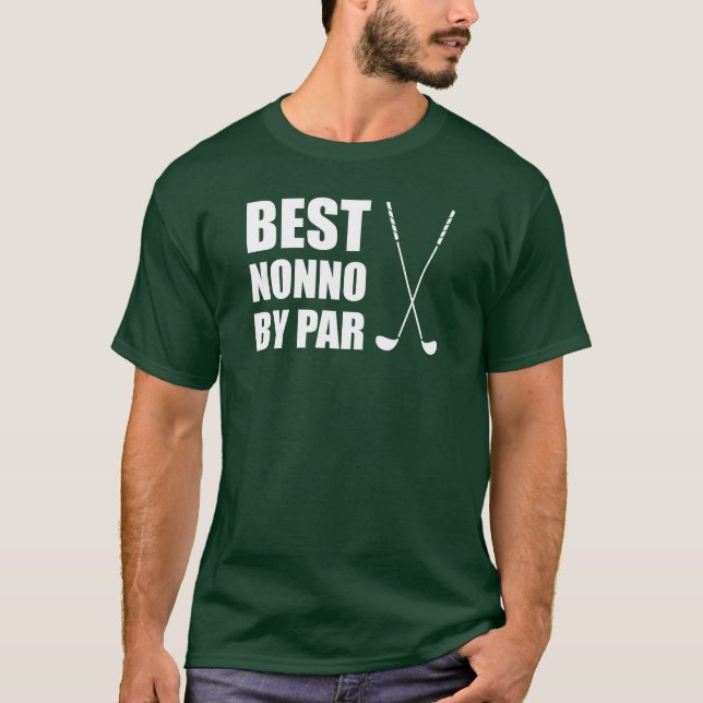 T-shirt Meilleur Nonno par le golf italien de grand-papa (Devant)