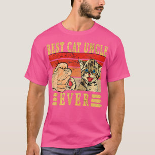 T-shirt Meilleur oncle chat jamais Chats Oncle Anniversair