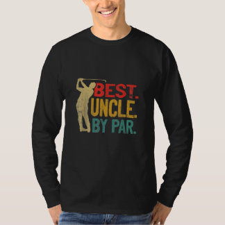T-shirt Meilleur Oncle De Mens Par Par Rétro Cadeaux Fêtes
