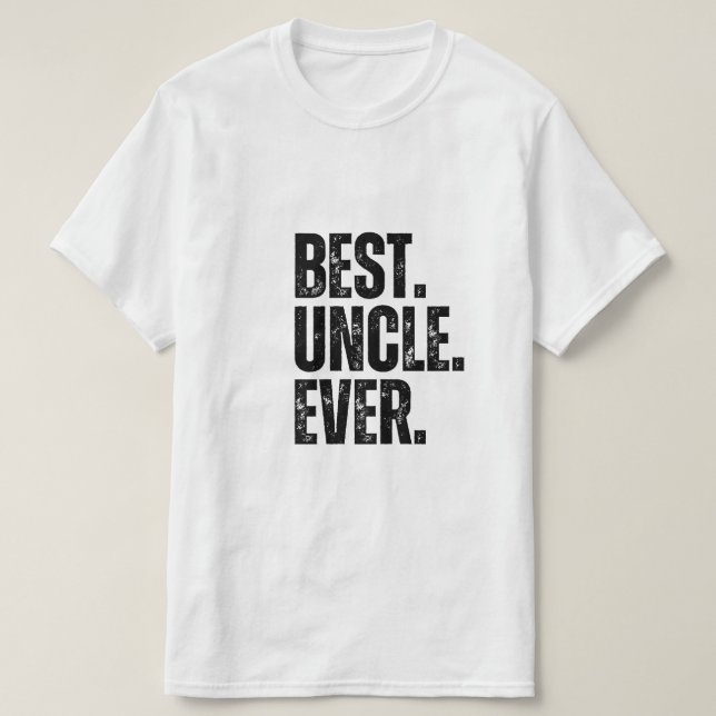 T-shirt Meilleur oncle de tous les temps (Design devant)