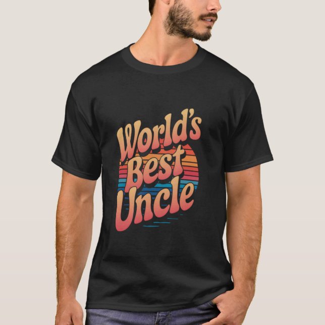 T-shirt Meilleur oncle du monde (Devant)