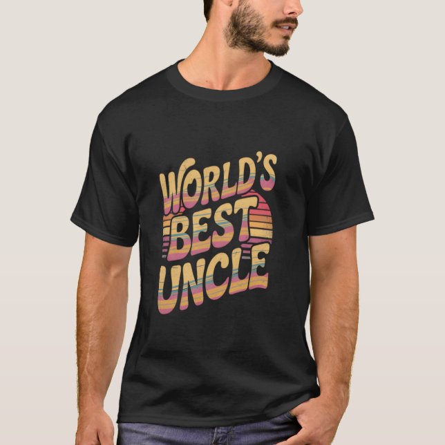 T-shirt Meilleur Oncle du Monde (Devant)