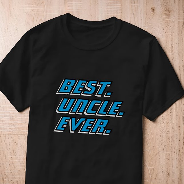 T-shirt Meilleur Oncle du Monde Course Moderne (Créateur téléchargé)