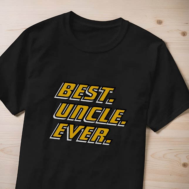 T-shirt Meilleur Oncle du Monde Course Moderne (Créateur téléchargé)