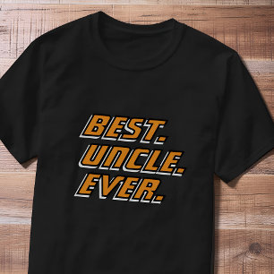 T-shirt Meilleur Oncle du Monde Course Moderne