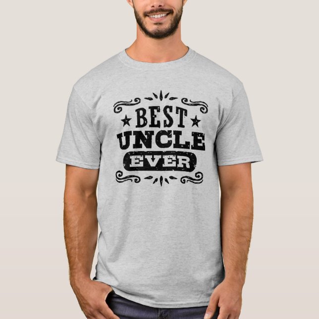 T-shirt Meilleur oncle jamais (Devant)