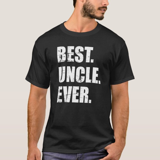T-shirt Meilleur oncle jamais (Devant)